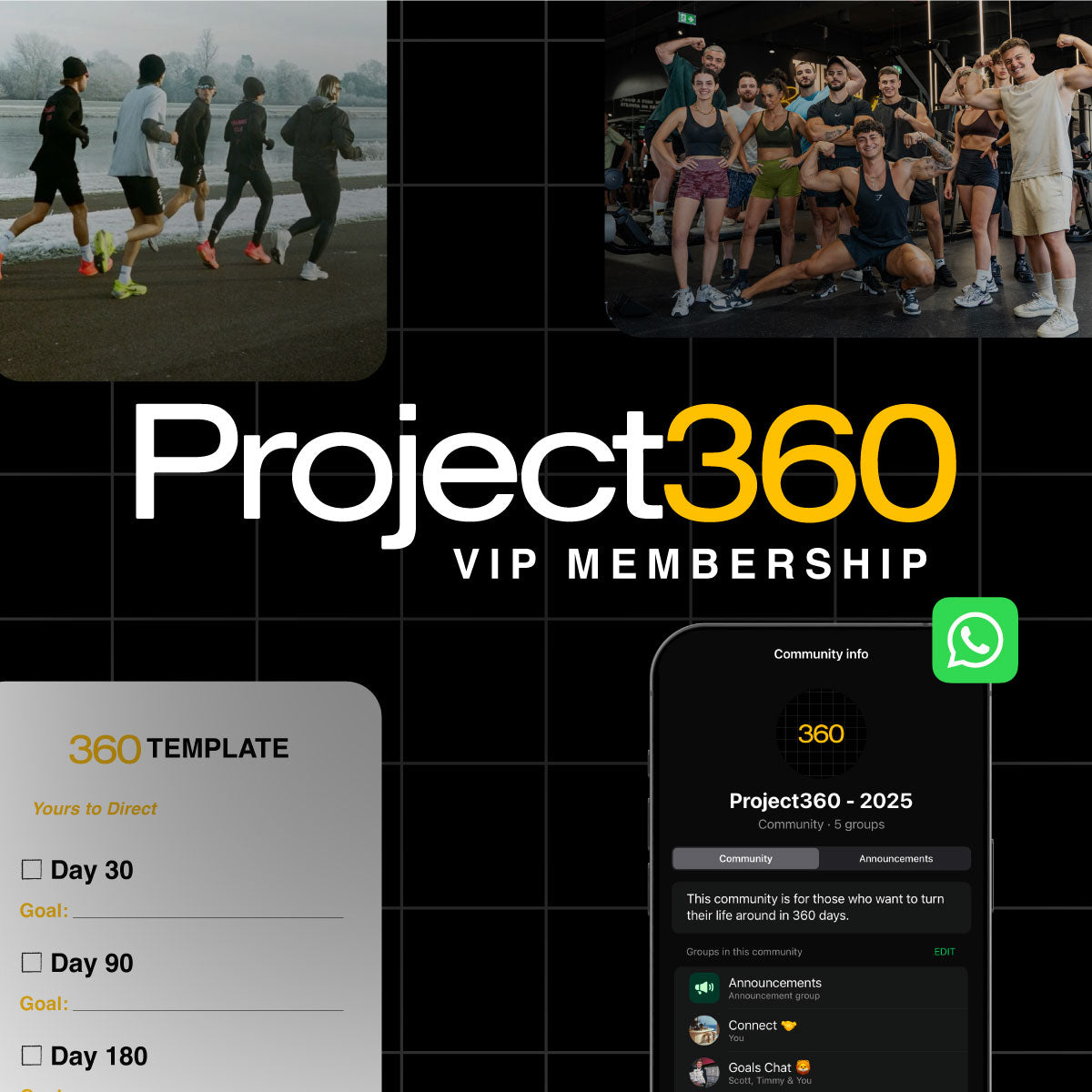 Project 360 1-Year VIP Membership